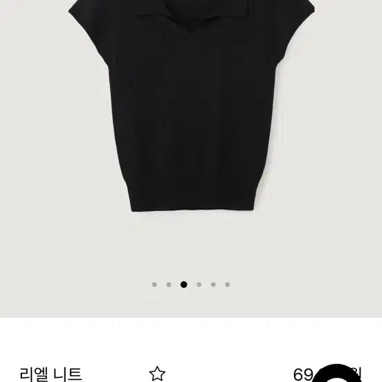 [SOLD OUT] 메비 리엘 니트 블랙 새상품