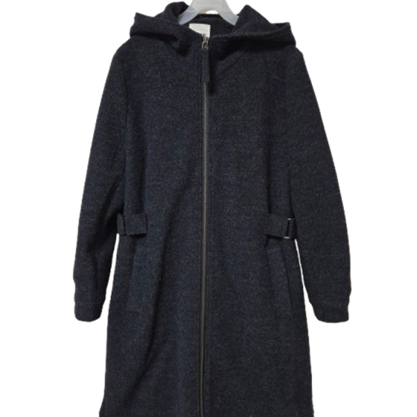 [BUNJANG] EUNG Oversized Hooded Zip-Up Coat Jacket / EUNG 오버핏 여자 추동초겨울용 여성 후드집업코트자켓 프리