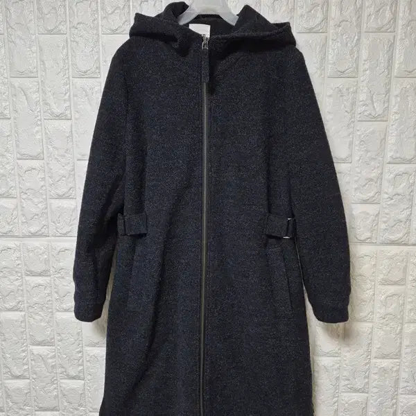 [BUNJANG] EUNG Oversized Hooded Zip-Up Coat Jacket / EUNG 오버핏 여자 추동초겨울용 여성 후드집업코트자켓 프리