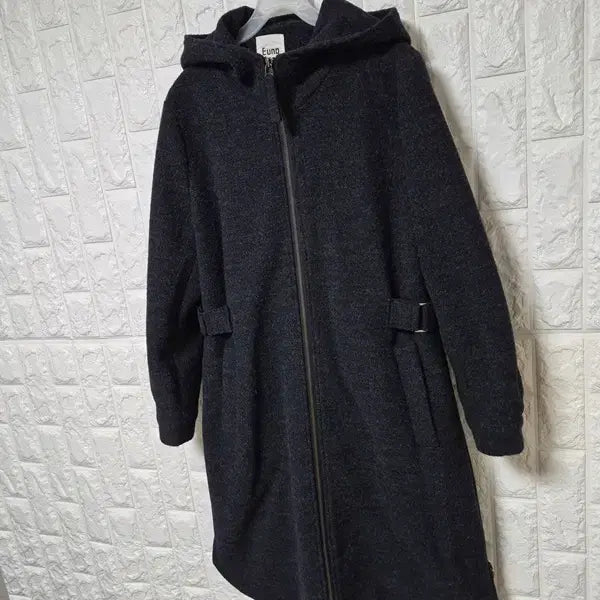 [BUNJANG] EUNG Oversized Hooded Zip-Up Coat Jacket / EUNG 오버핏 여자 추동초겨울용 여성 후드집업코트자켓 프리