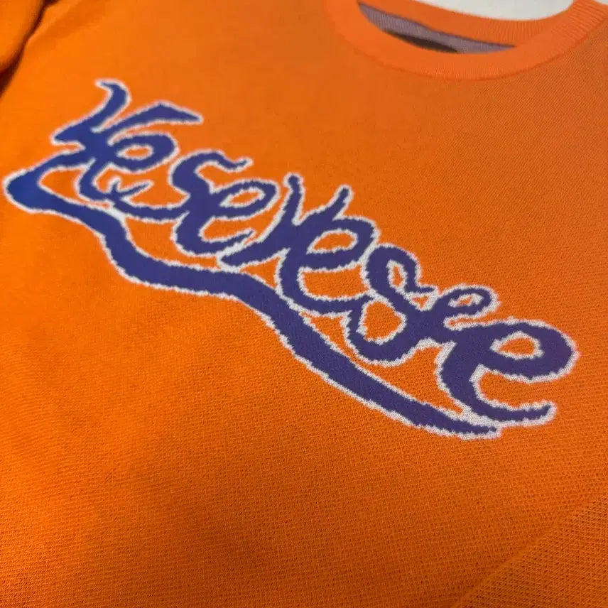 [BUNJANG] YESEYESEE Orange Knit M Size / YESEYESEE 오렌지 니트 M size