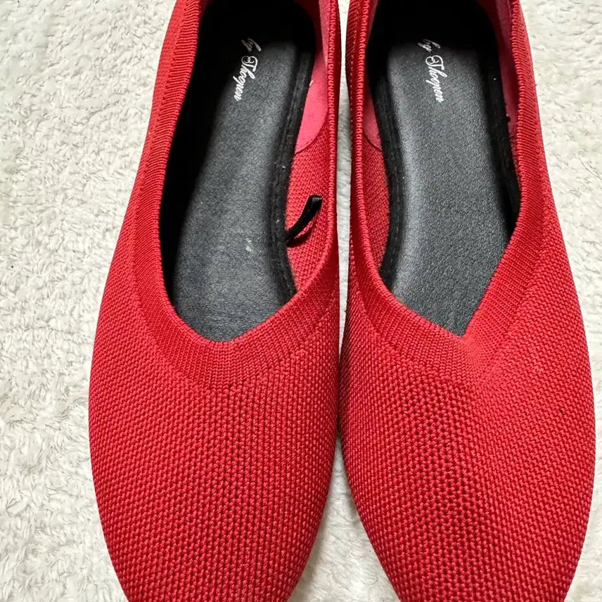 [BUNJANG] Shoopen Red Flat Shoes 240 / by Shoopen 빨간색 플랫슈즈 240