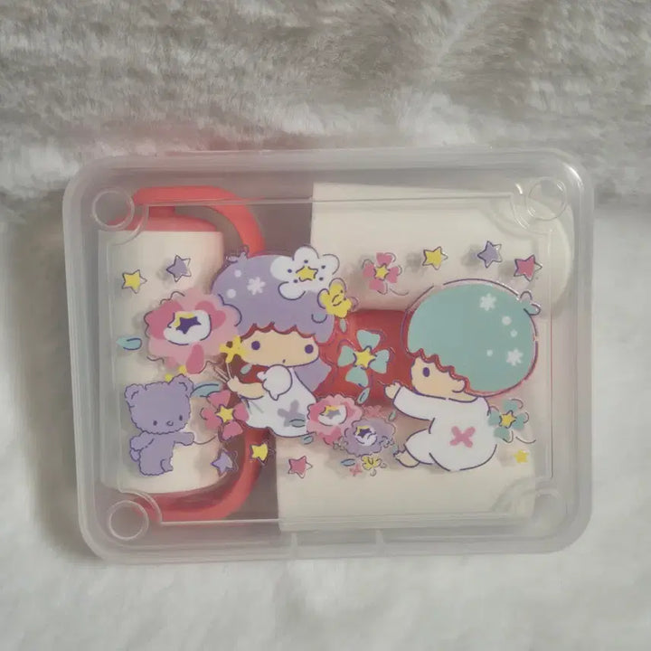 [BUNJANG] Kiki &amp; Lala Little Twin Stars Portable Mini Lint Roller / 키키라라 리틀트윈스타 휴대용 미니돌돌이