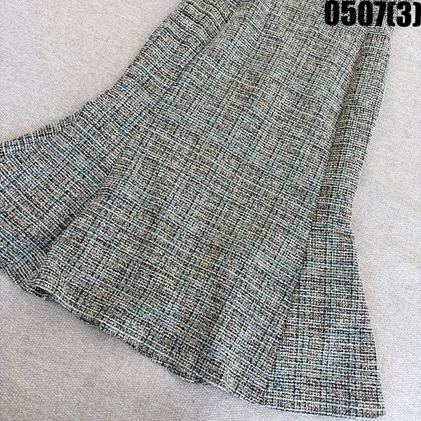 [BUNJANG] Tweed Flare Sleeveless Dress M / 트위드 플레어 나시 원피스 M 0507