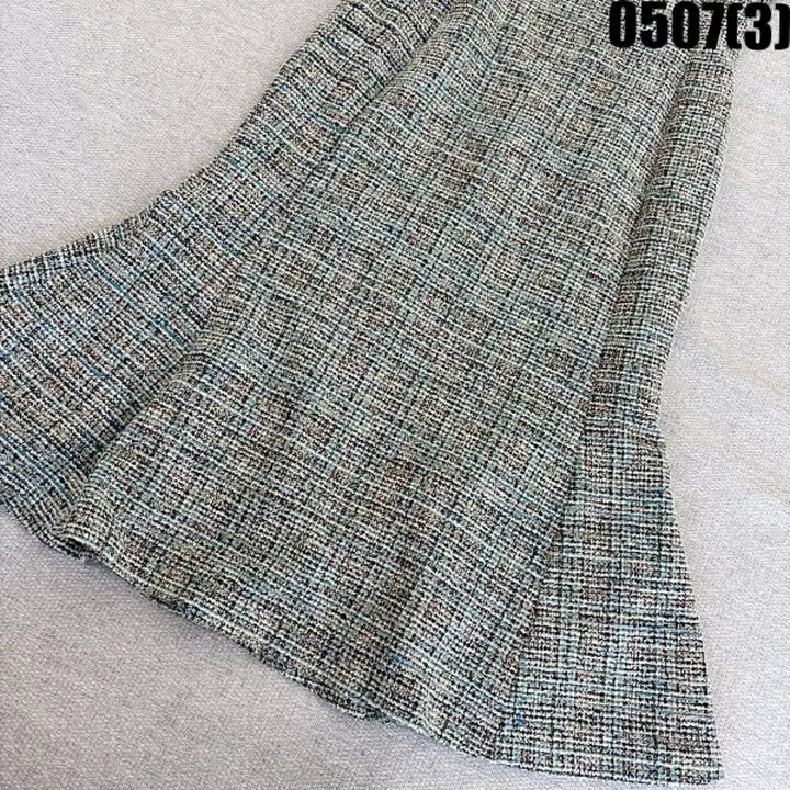[BUNJANG] Tweed Flare Sleeveless Dress M / 트위드 플레어 나시 원피스 M 0507