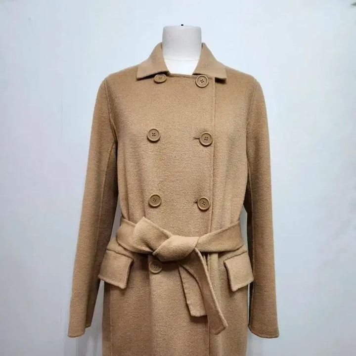 [BUNJANG] Maje Double-Breasted Long Coat Size 36 / 마쥬 Maje  더블 롱코트36 사이즈