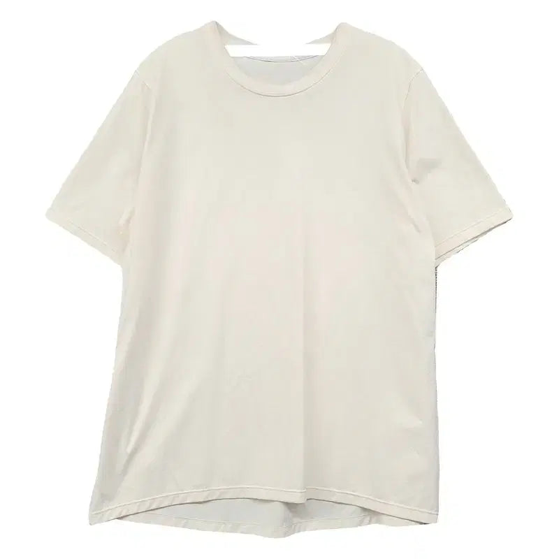 [BUNJANG] Andar Cream Short Sleeve Training T-Shirt (Size S) / 안다르 크림 트레이닝 반팔티 S