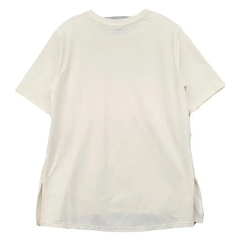 [BUNJANG] Andar Cream Short Sleeve Training T-Shirt (Size S) / 안다르 크림 트레이닝 반팔티 S