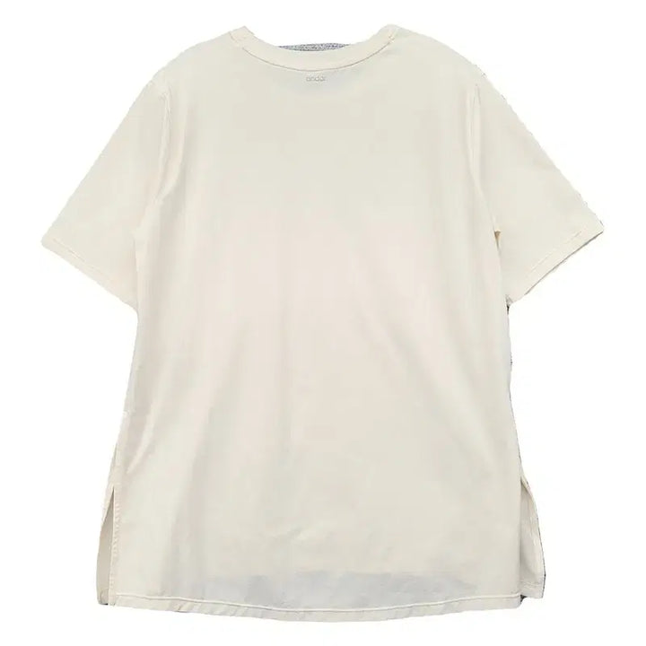 [BUNJANG] Andar Cream Short Sleeve Training T-Shirt (Size S) / 안다르 크림 트레이닝 반팔티 S