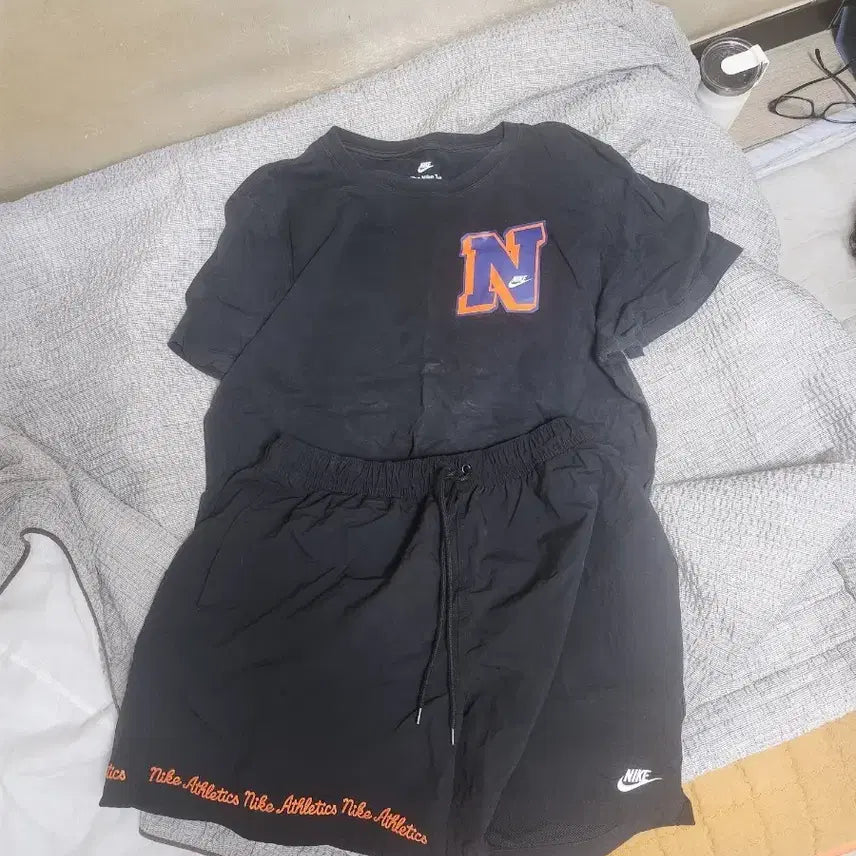 [BUNJANG] Nike Short Sleeve Shorts Set / 나이키 반팔 반바지 셋업