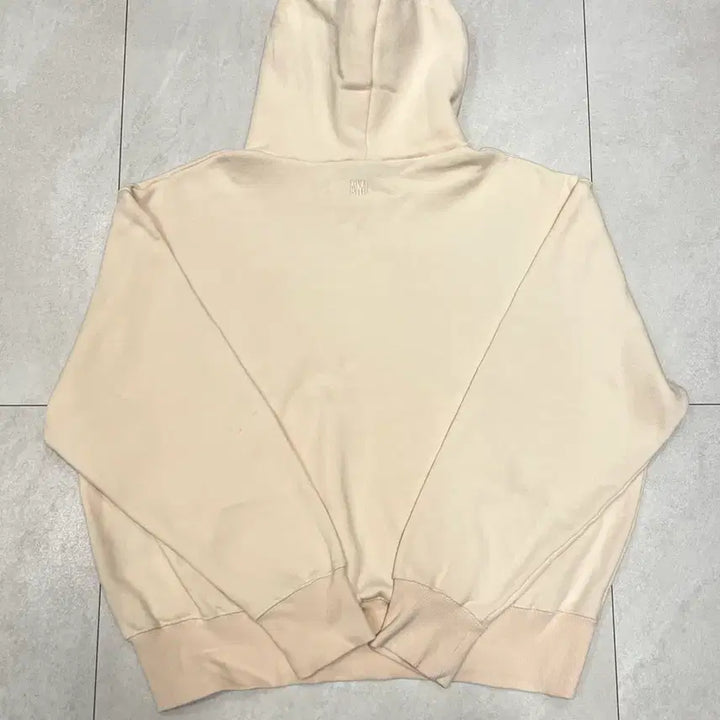 [BUNJANG] AMI Style Heart Logo Hoodie Ivory L / [AMI] 아미 st. 하트 로고 후드티 아이보리 L