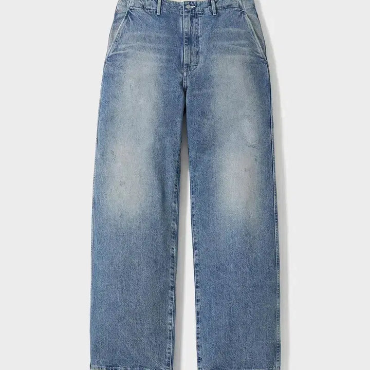 [BUNJANG] Pottery Wide Denim (Mid Blue, Mid Blue 2) / [3]포터리 와이드 데님 (미드블루, 미드블루2)