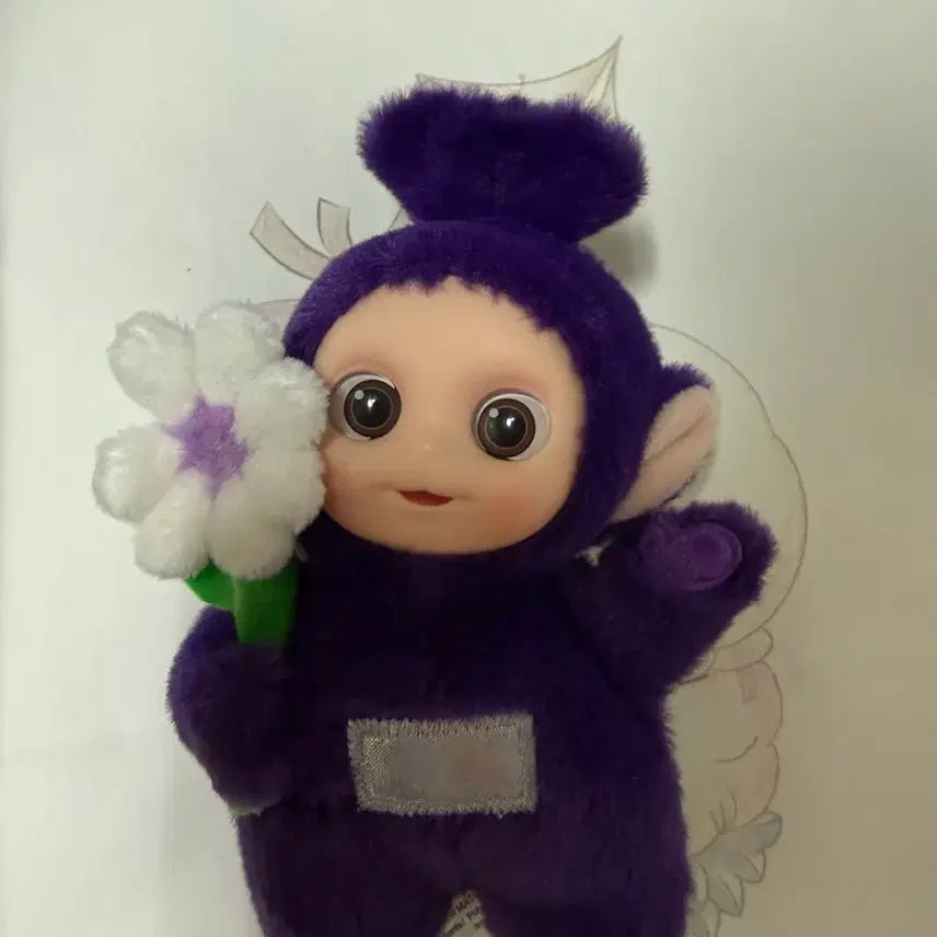 [BUNJANG] Pop Mart Tinky Winky Teletubbies Keychain / 팝마트 정품 텔레토비 보라돌이 키링