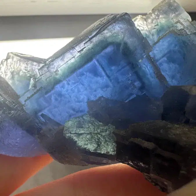 [BUNJANG] Blue Fluorite Cubic Crystal Specimen / 블루 플루오라이트