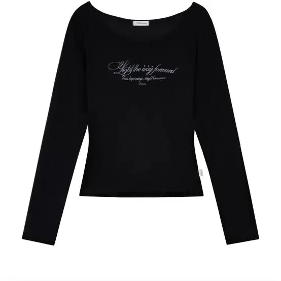 [BUNJANG] Cleacir Clean Club Lettering Top Black / 새상품) 클리시어 클린 클럽 레터 탑 블랙