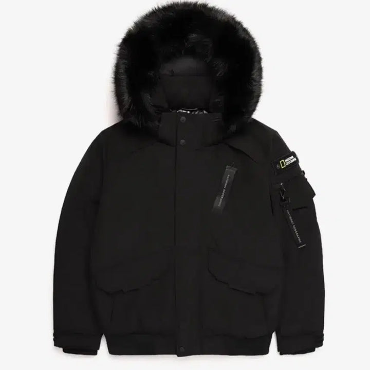 [BUNJANG] National Geographic Taruga Hooded Down Jumper Black / 내셔널지오그래픽 타루가 후드 다운 점퍼 블랙