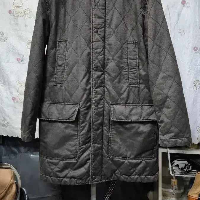 [BUNJANG] SERIES Waxed Cotton Quilted Jumper Jacket / 시리즈    왁스  퀼팅 (충전재) 점퍼 자켓