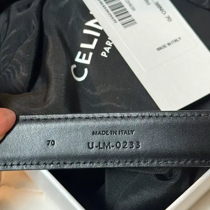 [BUNJANG] Celine Triomphe Belt Black Gold Hardware Size 70 / 셀린느 트리옹프 벨트 블랙 금장 70사이즈