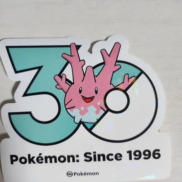 [BUNJANG] Pokemon 30th Anniversary Coralsilk Sticker / 포켓몬 30주년 기념 코산호 스티커
