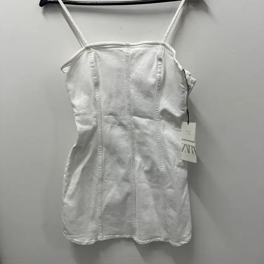 [BUNJANG] Zara White Bustier Top 90 / [만원 아라비아빈티지]자라 화이트 뷔스티에 탑 90