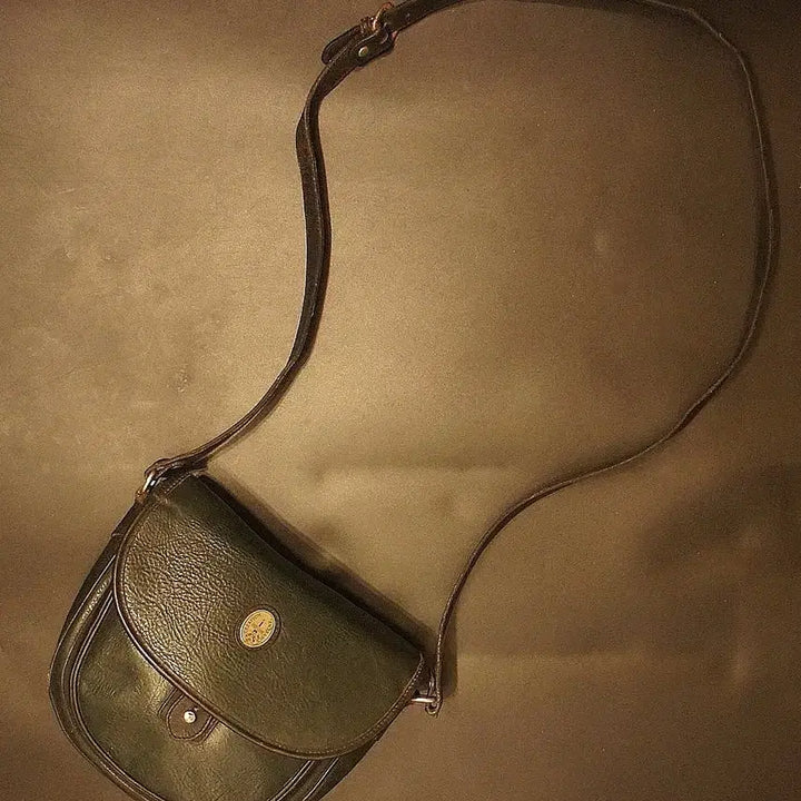 [BUNJANG] Crossbody Bag Leather Vintage Unisex / 7151 크로스가방 크로스백 가죽백 가죽가방 빈티지가방 여성가방 남자백