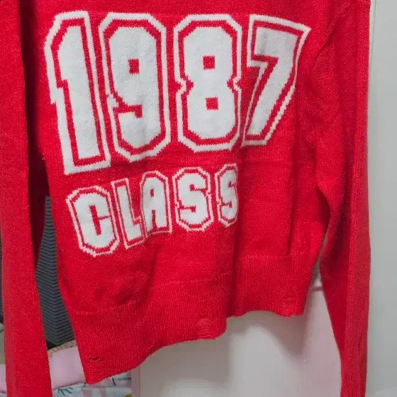 [BUNJANG] Red 1987 Knit Cardigan / 레드 1987 니트 가디건