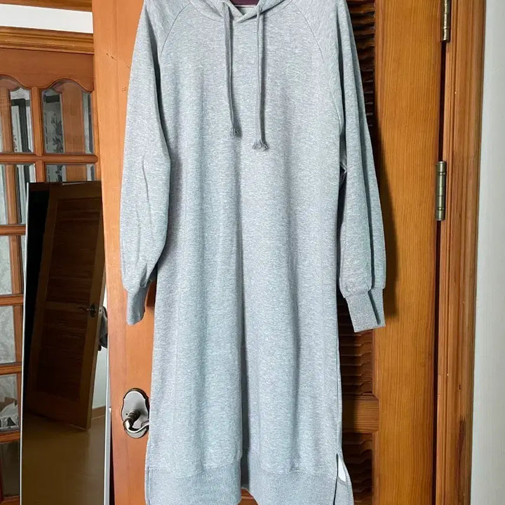 [BUNJANG] GGPX Grey Hooded Long Dress / GGPX 회색 후드 롱 원피스