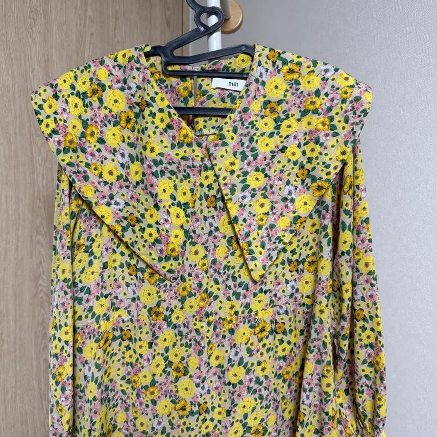[BUNJANG] Yellow Flower Long Dress / 옐로우 플라워 롱 원피스