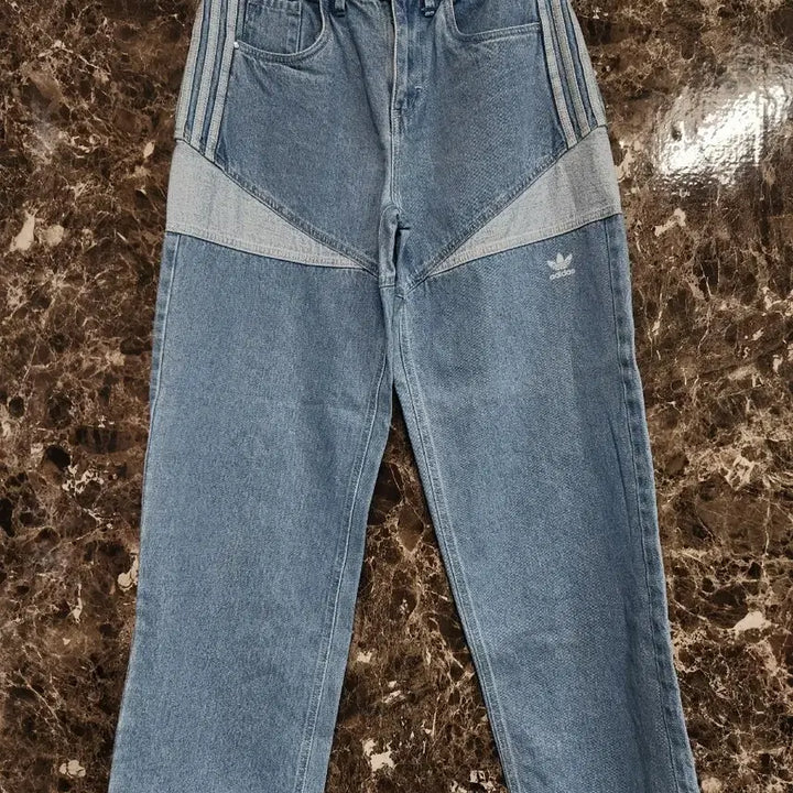 [BUNJANG] Adidas Denim Wide Pants Size 36 / 아디다스 데님 와이드 팬츠 36사이즈