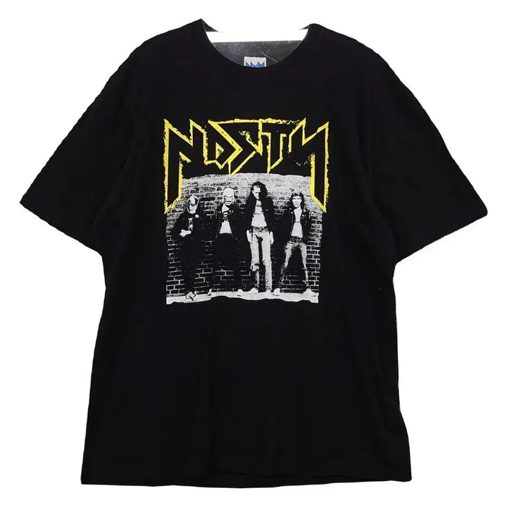 [BUNJANG] NASTY FARM Vintage Printing Black T-Shirt MEDIUM / 내스티팜 빈티지 프린팅 블랙 반팔티 MEDIUM