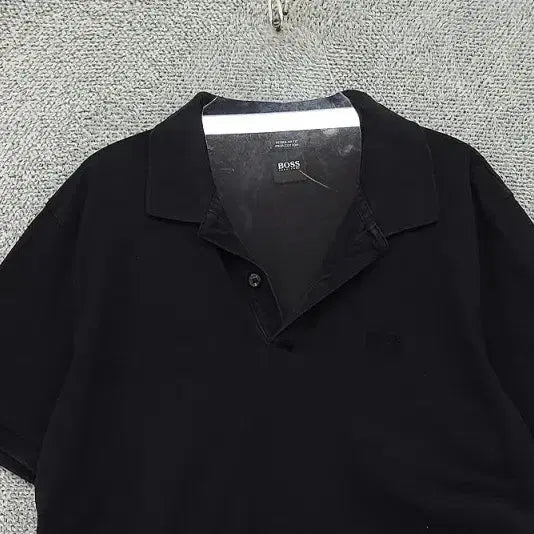 [BUNJANG] Hugo Boss Black Cotton Polo T-Shirt (Size M) / 휴고보스 블랙 반팔 카라티 M