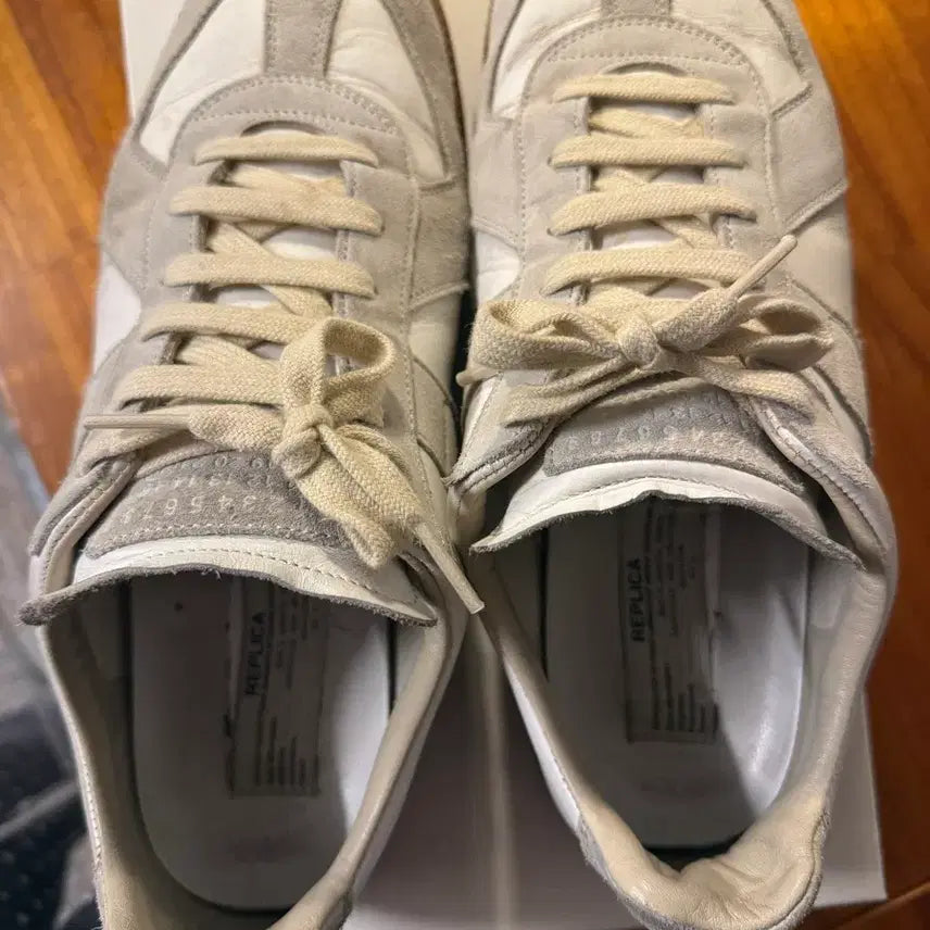 [BUNJANG] Maison Margiela German Army Replica Sneakers White EU 42 / US 9 / 메종마르지엘라 독일군 스니커즈 화이트 270