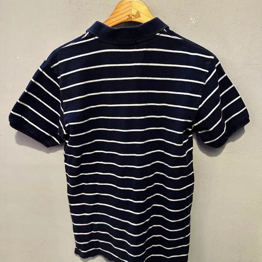 [BUNJANG] Polo Ralph Lauren Striped Polo Shirt / 폴로 랄프로렌 스트라이프 카라티