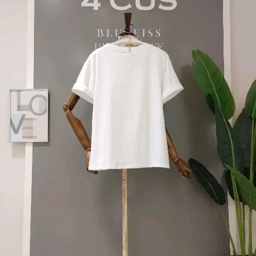 [BUNJANG] Focus Cubic Bear Short Sleeve T-Shirt / 포커스 큐빅 곰돌이 반팔 티셔츠