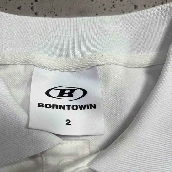 [BUNJANG] Born to Win Muscle Fit Collar Short Sleeve T-shirt (Size 2) / (바배) 본투윈 머슬핏 카라 반팔티