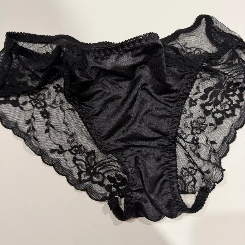 [BUNJANG] Black Lace Panties / 검정 레이스팬티(중고)