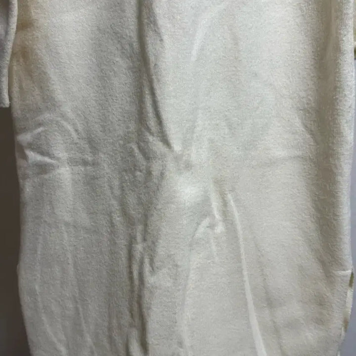 [BUNJANG] Ivory Knit Long Hooded Dress / 아이보리 후드 롱 원피스