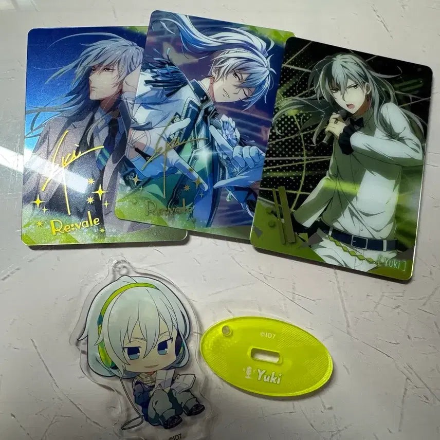 [BUNJANG] IDOLiSH7 Yuki Acrylic Stand + Metal Card Bundle Set / 아이나나 유키 아크릴스탠드+메탈카드 일괄