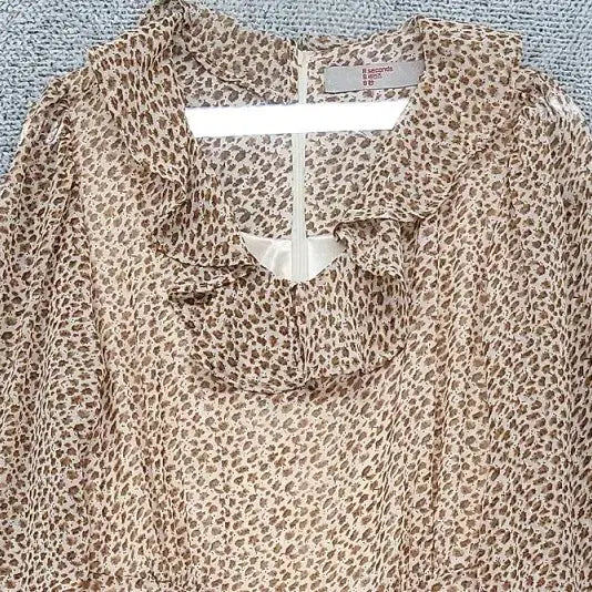 [BUNJANG] 8seconds Polka Dot Beige Dress / 에잇세컨즈 도트 베이지 원피스 F