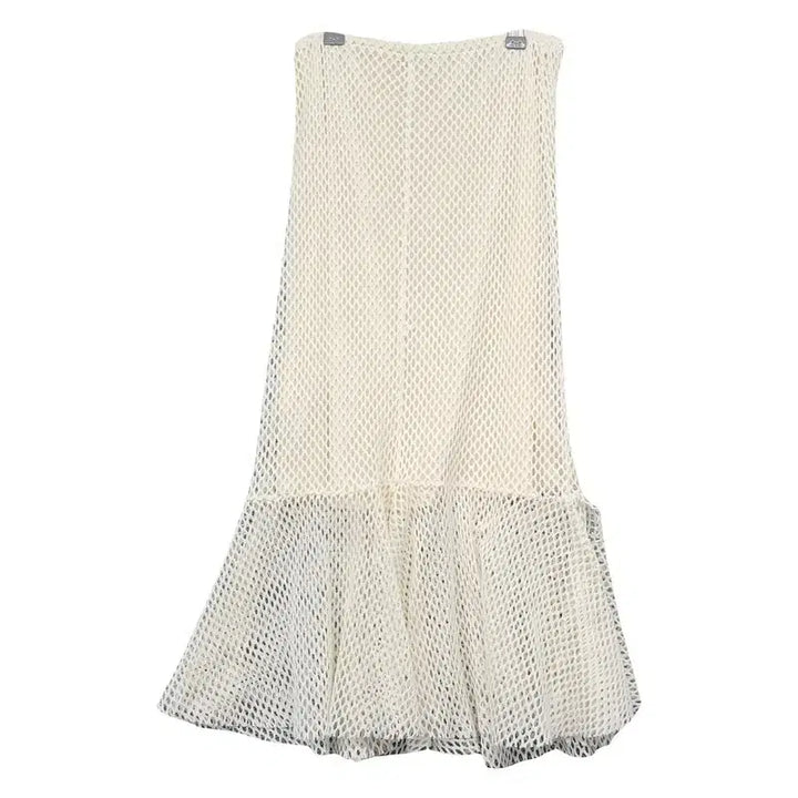 [BUNJANG] Zara Cream Cotton Polyester Blend Long Skirt - Size S / 자라 크림 롱스커트 S
