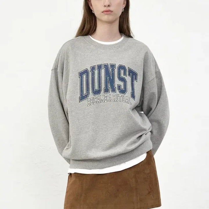 [BUNJANG] Dunst 25FW Arch Logo Sweatshirt T-Shirt / 새상품) 던스트 25FW 아치 로고 맨투맨 티셔츠