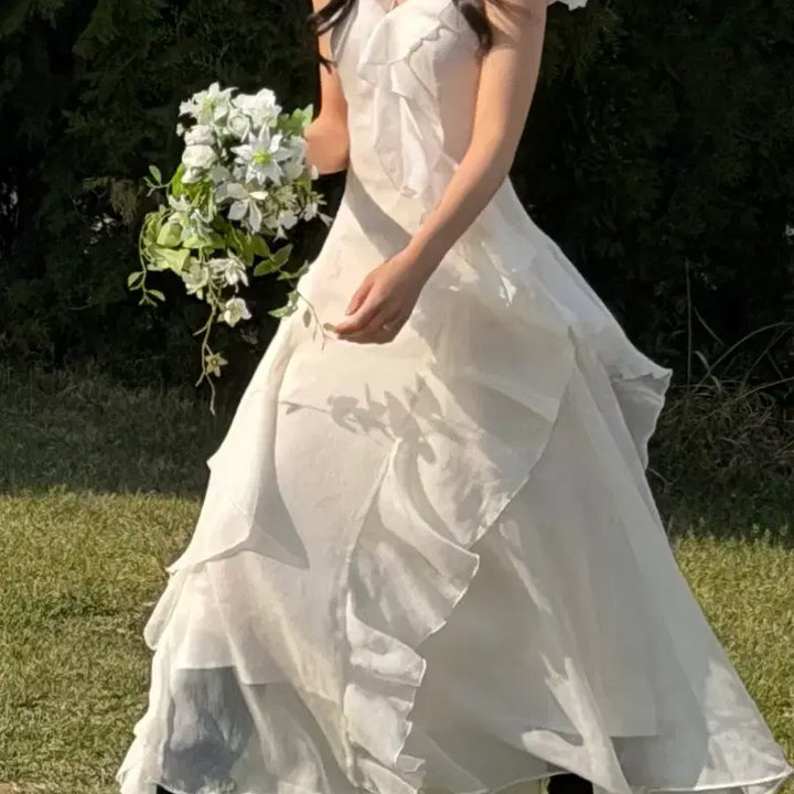 [BUNJANG] Sins Den Romantic Long Dress / 신스덴 로맨티크 롱원피스 S (1회 착용)