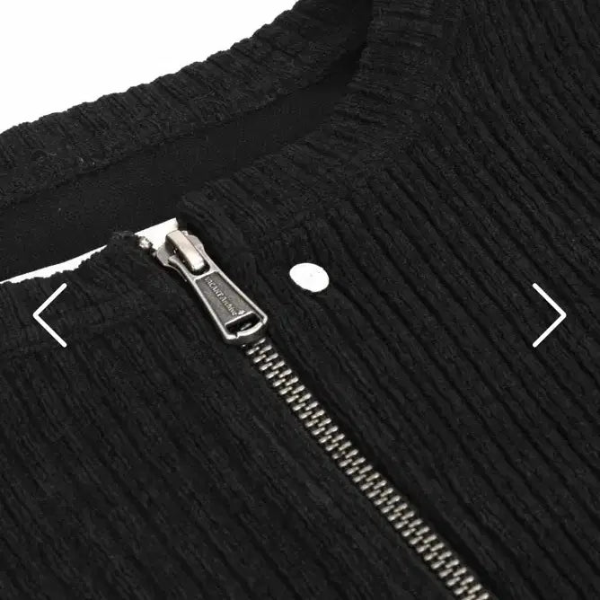 [BUNJANG] Vacant Archive Zip-Up Cardigan Black / [Vacant archive] 베이컨트 아카이브 집업 가디건 블랙