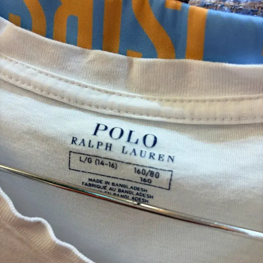 [BUNJANG] Polo Ralph Lauren V-Neck Short Sleeve T-Shirt White / 폴로 랄프로렌 V넥 반팔 티셔츠 화이트