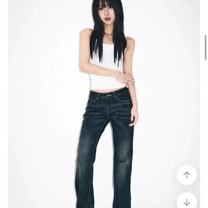 [BUNJANG] Low Flare Denim Jeans / 로우플레어진