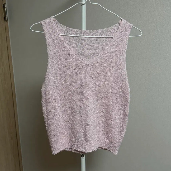 [BUNJANG] Summer Knit Tank Top / 핑크 여름 나시
