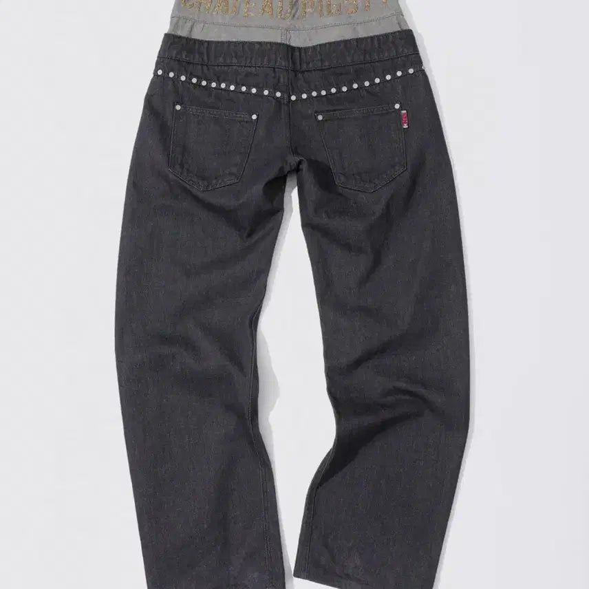 [BUNJANG] Sculptor Beaded Layered Denim Pants L / 스컬프터 Beaded Layered Denim Pants 사이즈 L