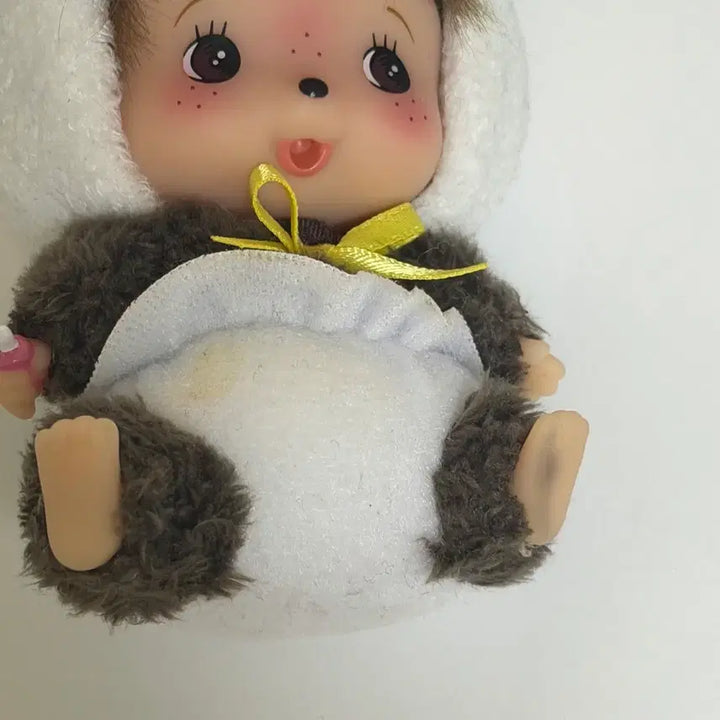 [BUNJANG] Monchhichi Animal Panda Plush Keychain / 베비치치 몬치치 애니멀 판다 인형 키링