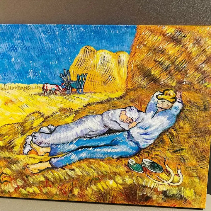 [BUNJANG] Vincent van Gogh The Siesta (Couple Resting) Canvas Print / 빈센트 반 고흐 낮잠 부부(캔버스)