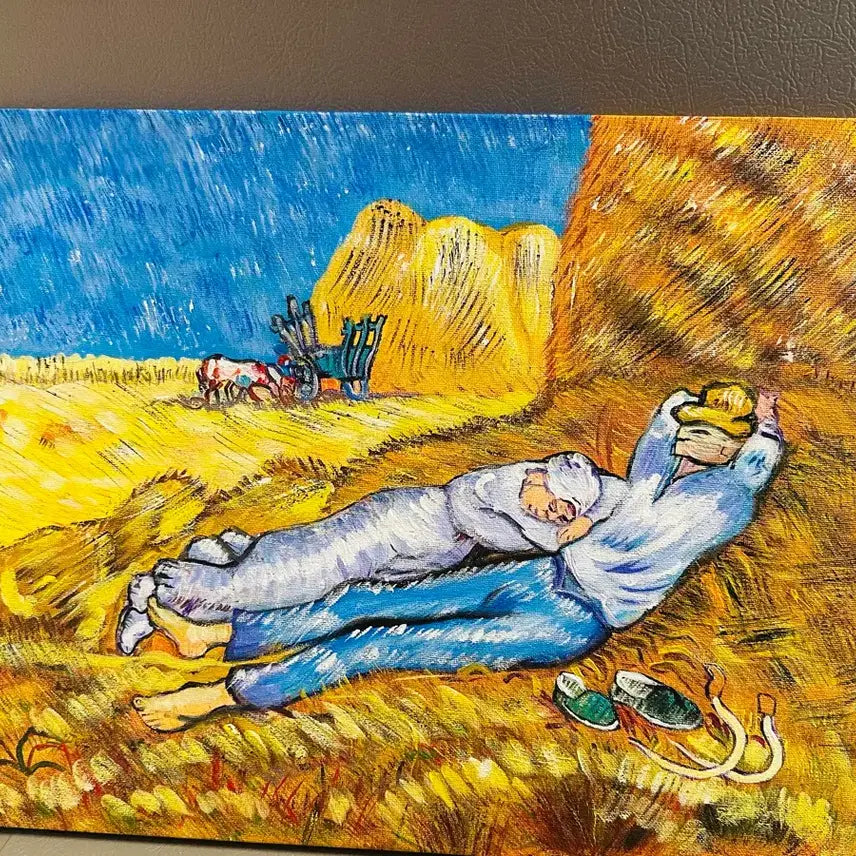 [BUNJANG] Vincent van Gogh The Siesta (Couple Resting) Canvas Print / 빈센트 반 고흐 낮잠 부부(캔버스)